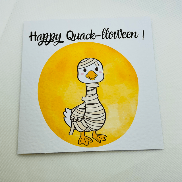 Halloween card. Fully personalised textured card.