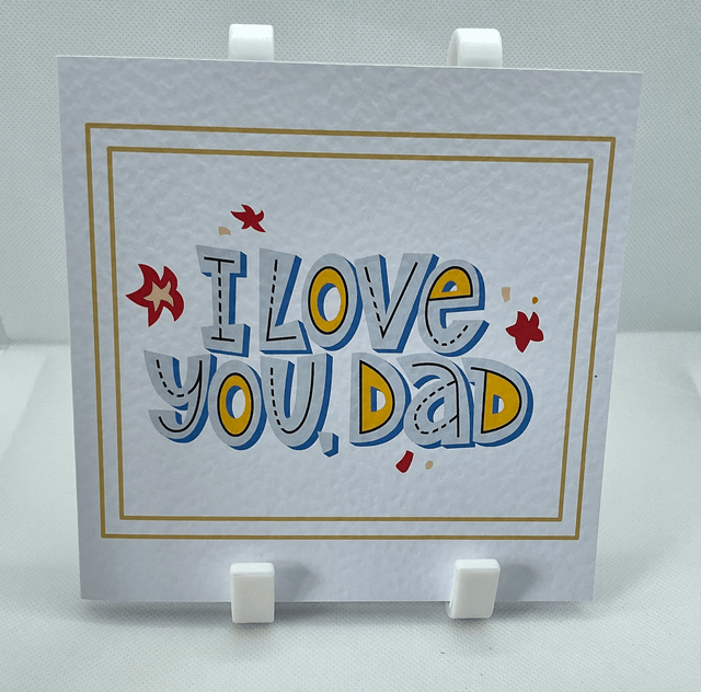 Personalised Dad card. Fully customisable card for fathers.