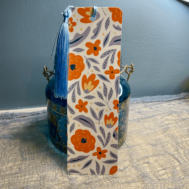 Handmade laminated bookmarks. Beautiful gift for book lovers.