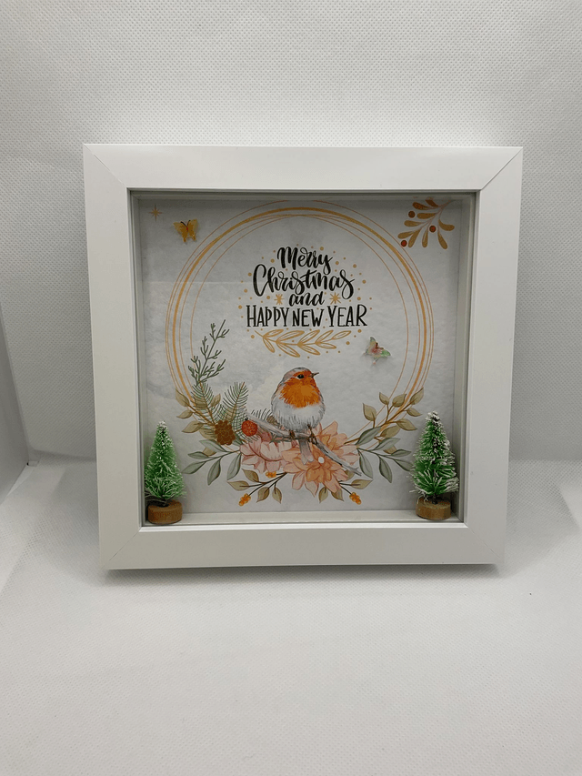 Christmas frame. Beautiful Christmas gift.