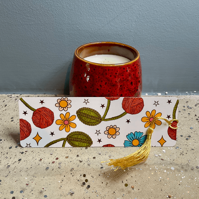 Handmade laminated bookmarks. Leaves-Autumn design.