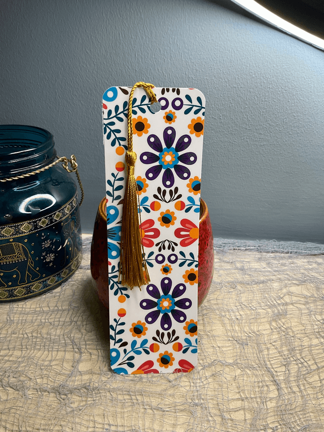 Handmade laminated bookmarks. Beautiful gift for book lovers.