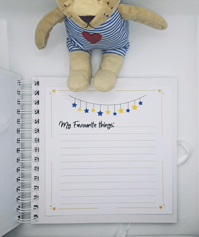 Personalised Kids scrapbook photo album, keepsake and photobook. FREE pen and pendant.
