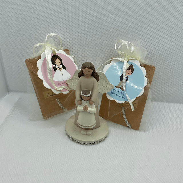 Set of 10 handmade bookmark for First Communion and Christening favours.