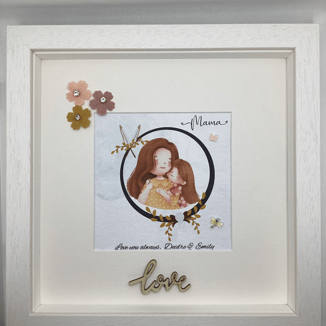 Mother’s Day gift. Personalised photo frame for Mother’s Day, birthdays or special occasions.