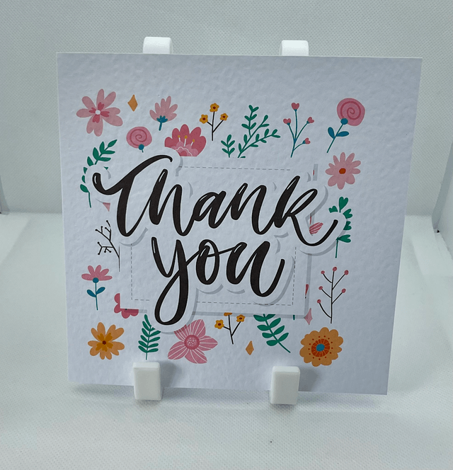 Thank you card. Fully customisable.