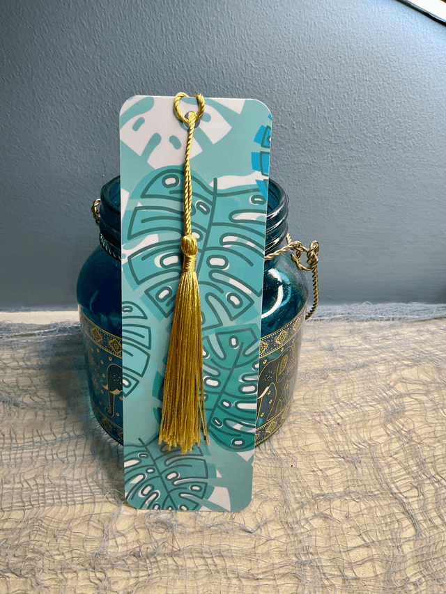 Handmade laminated bookmarks. Beautiful gift for book lovers.