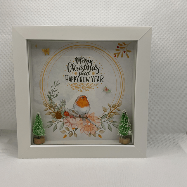 Christmas frame. Beautiful Christmas gift.