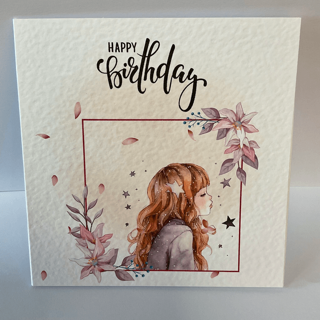 Birthday Card.Fully customisable.