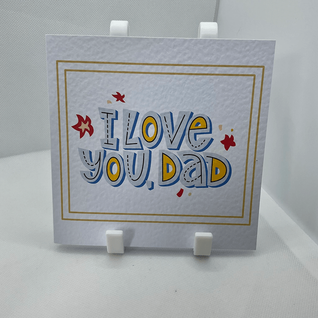 Personalised Dad card. Fully customisable card for fathers.