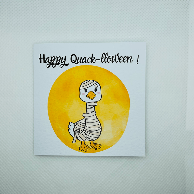 Halloween card. Fully personalised textured card.