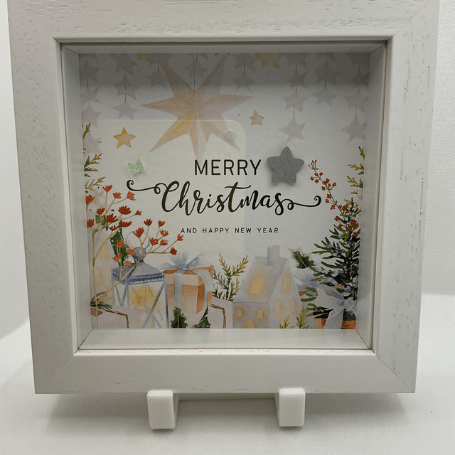 Christmas frame. Beautiful Christmas gift.
