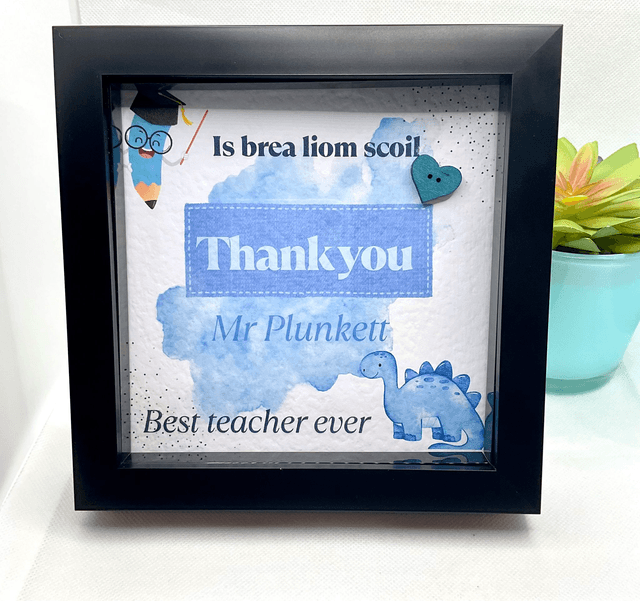 Personalised teacher’s frame. Beautiful appreciation gift for teachers.