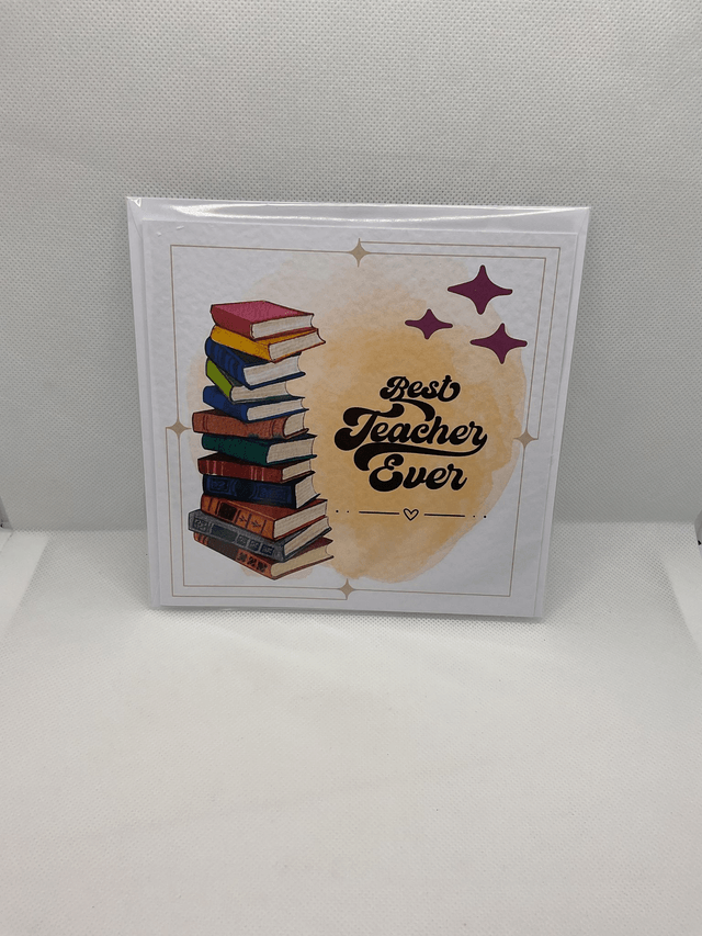 Thank you card for teachers. Personalised.